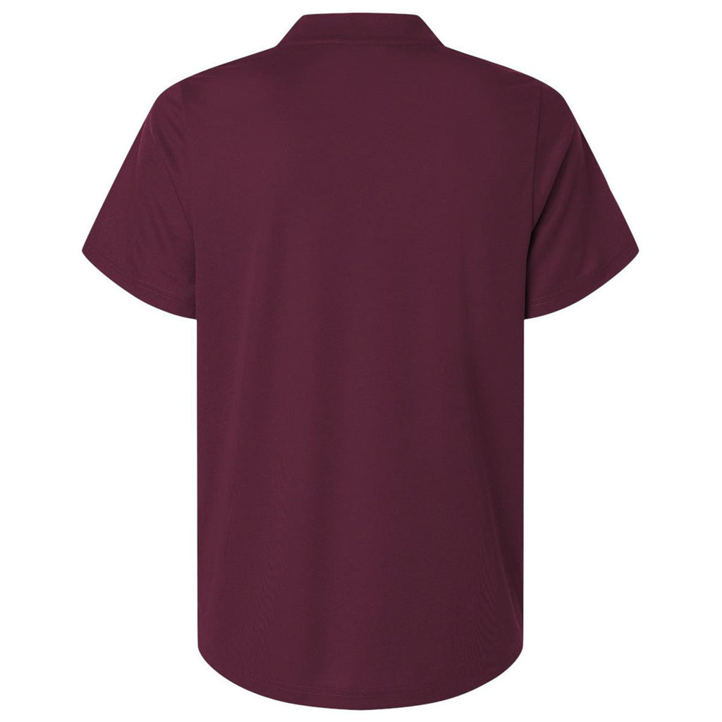 Core 365 Women's Burgundy Nova Performance Pique Polo