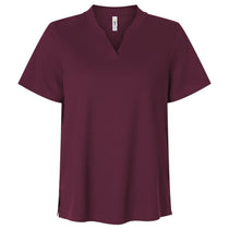 Core 365 Women's Burgundy Nova Performance Pique Polo