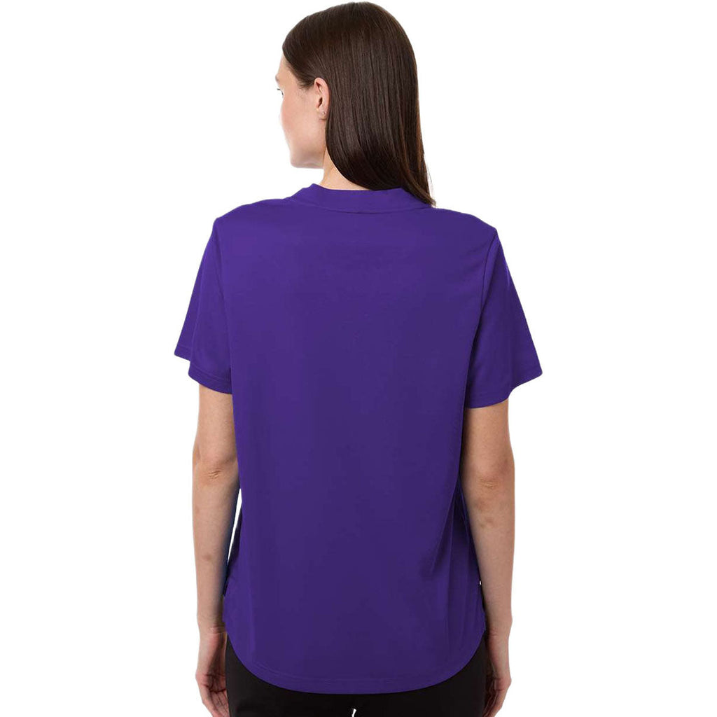 Core 365 Women's Campus Purple Nova Performance Pique Polo