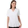 Core 365 Women's White Nova Performance Pique Polo