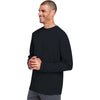 Core 365 Unisex Black Capital Long Sleeve Performance T-Shirt