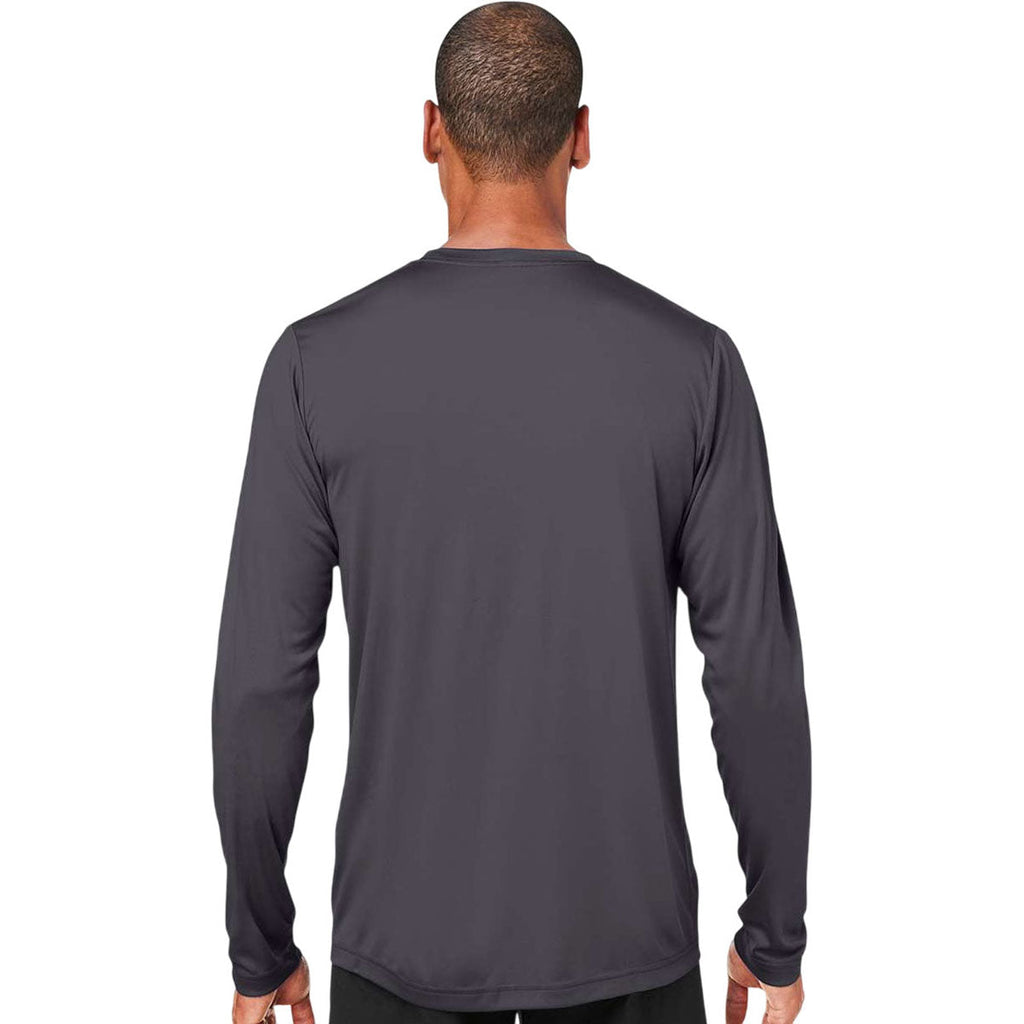 Core 365 Unisex Carbon Capital Long Sleeve Performance T-Shirt