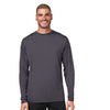 Core 365 Unisex Carbon Capital Long Sleeve Performance T-Shirt