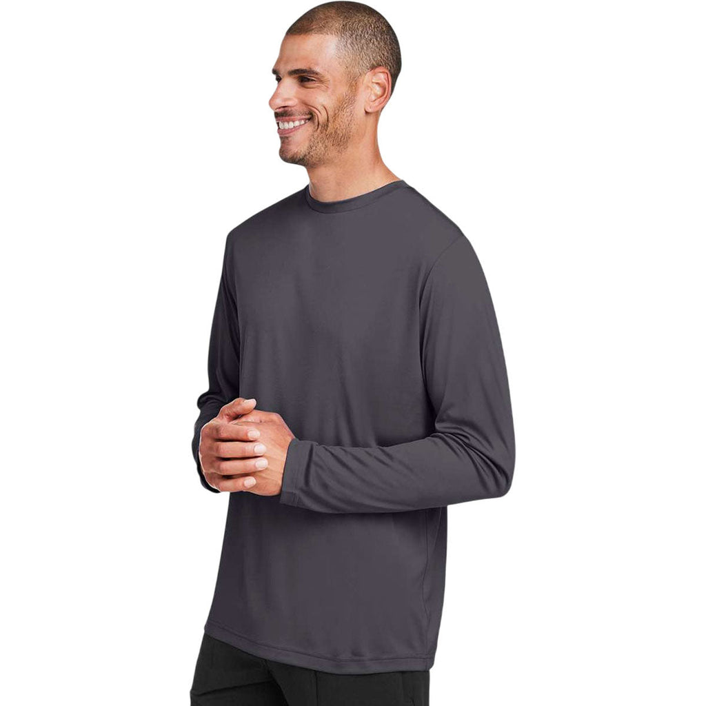 Core 365 Unisex Carbon Capital Long Sleeve Performance T-Shirt