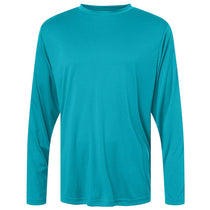 Core 365 Unisex Clear Teal Capital Long Sleeve Performance T-Shirt