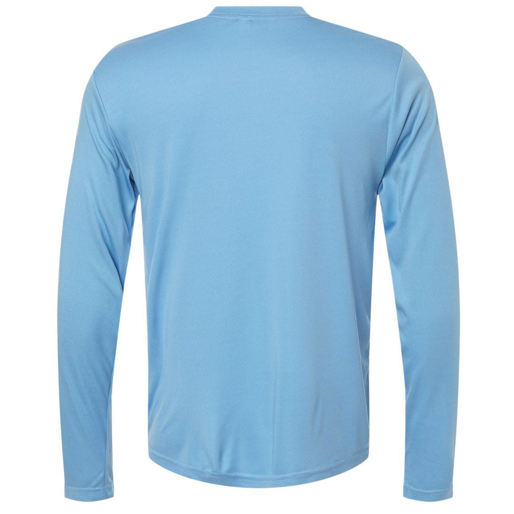 Core 365 Unisex Columbia Blue Capital Long Sleeve Performance T-Shirt
