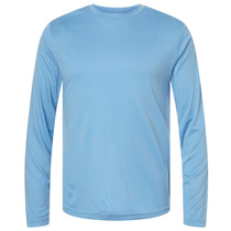 Core 365 Unisex Columbia Blue Capital Long Sleeve Performance T-Shirt