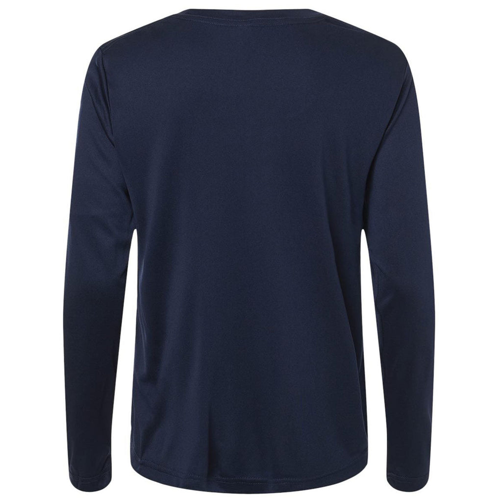 Core 365 Women's Classic Navy Capital Performance Long Sleeve T-Shirt