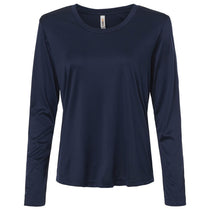 Core 365 Women's Classic Navy Capital Performance Long Sleeve T-Shirt