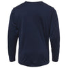 Core 365 Youth Classic Navy Capital Performance Long Sleeve T-Shirt