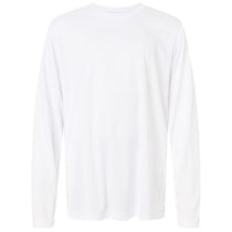 Core 365 Youth White Capital Performance Long Sleeve T-Shirt