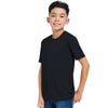 Core 365 Youth Black Capital Performance T-Shirt