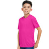 Core 365 Youth Bright Magenta Capital Performance T-Shirt