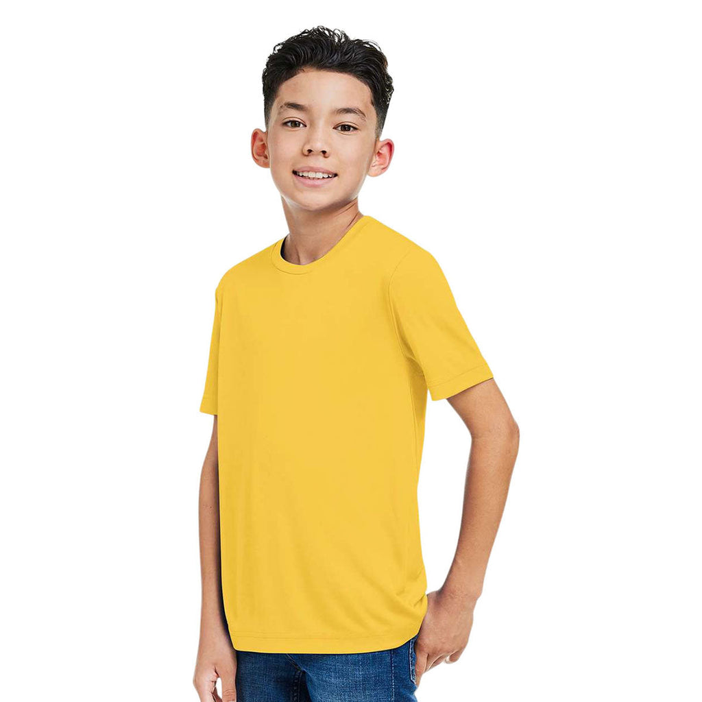 Core 365 Youth Campus Gold Capital Performance T-Shirt