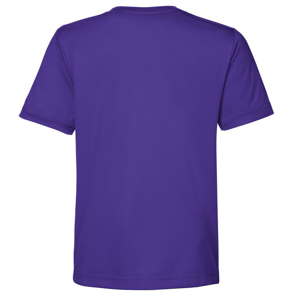 Core 365 Youth Campus Purple Capital Performance T-Shirt