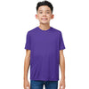 Core 365 Youth Campus Purple Capital Performance T-Shirt