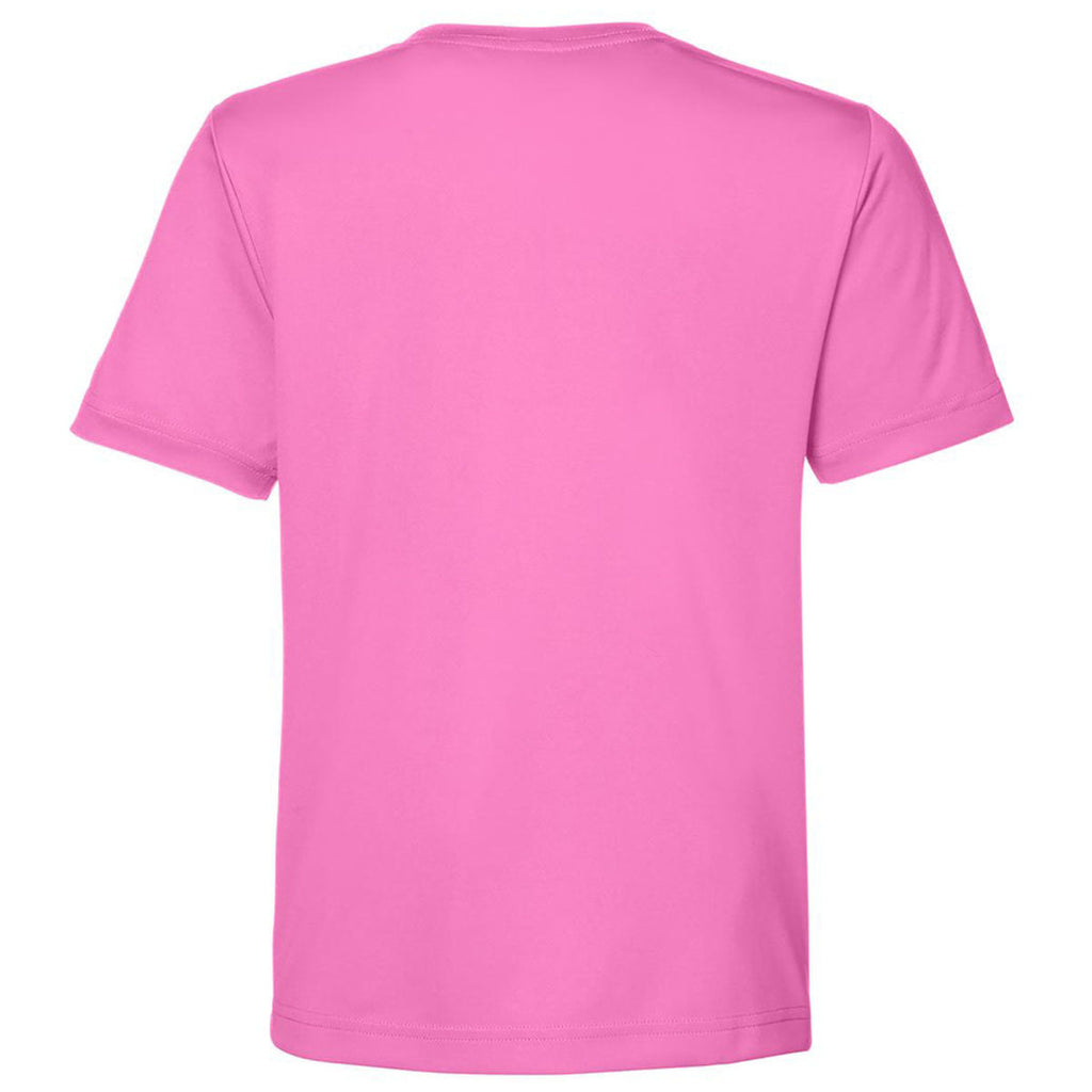 Core 365 Youth Charity Pink Capital Performance T-Shirt