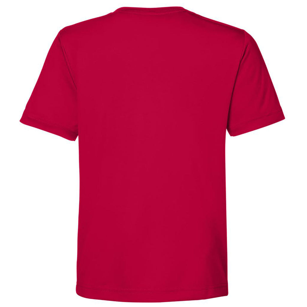 Core 365 Youth Classic Red Capital Performance T-Shirt