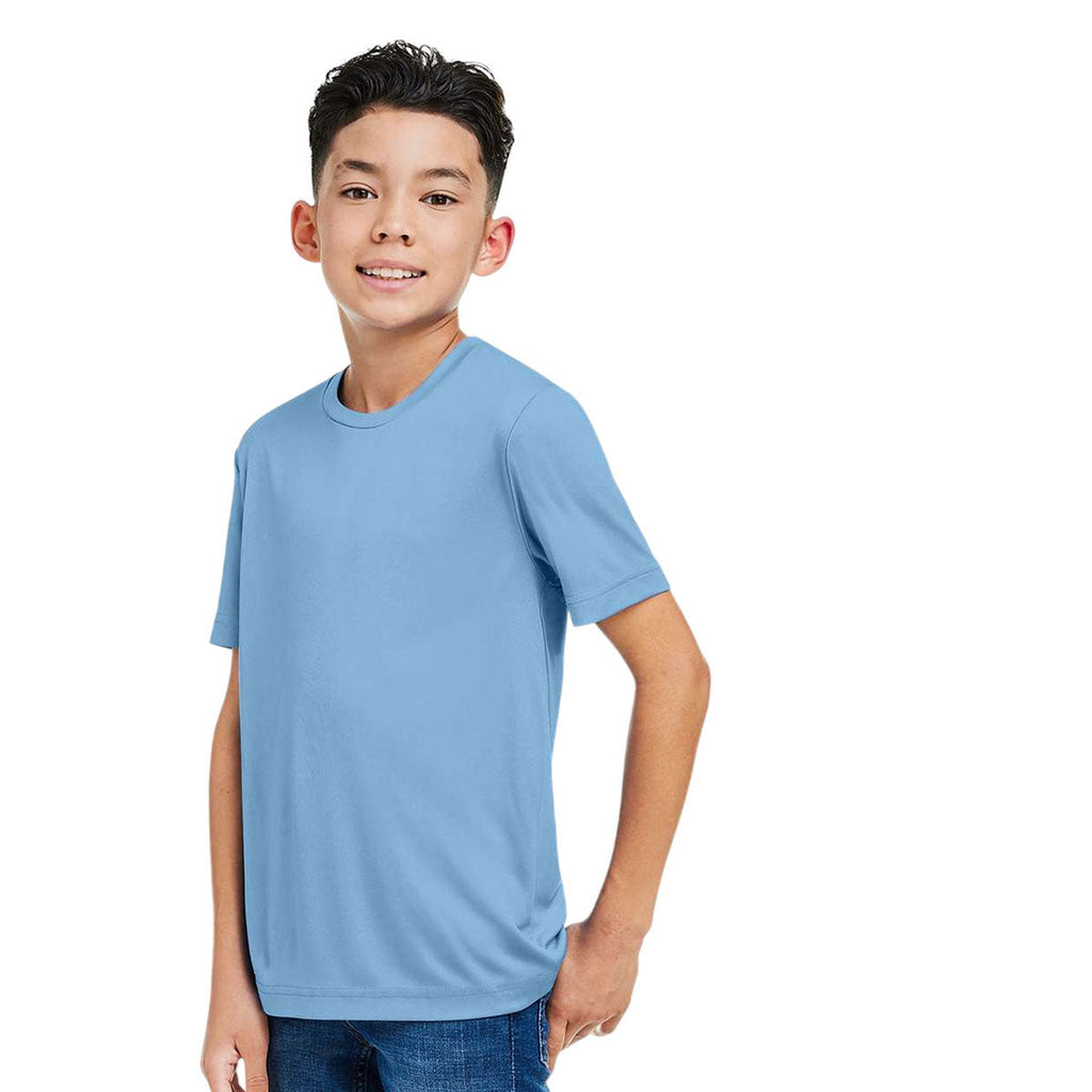 Core 365 Youth Columbia Blue Capital Performance T-Shirt