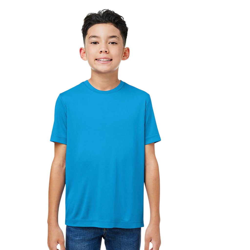 Core 365 Youth Electric Blue Capital Performance T-Shirt