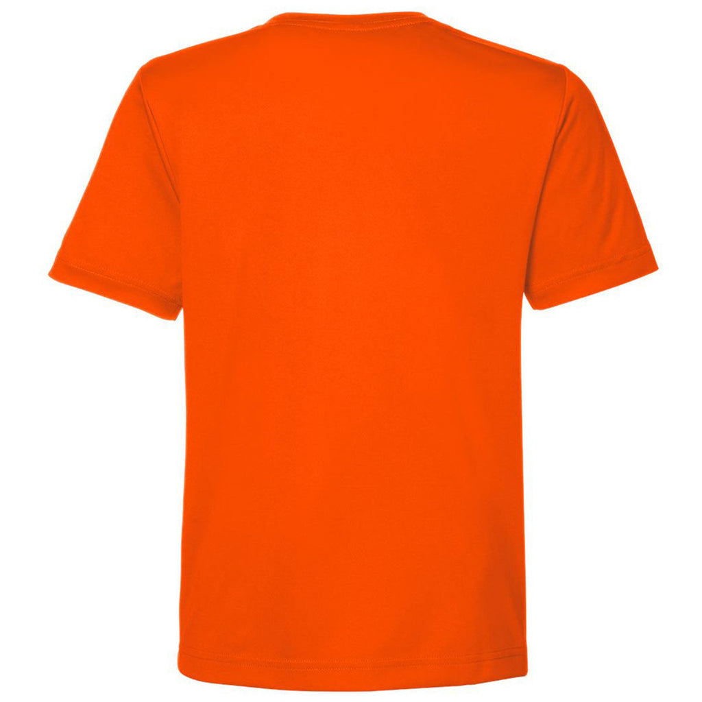 Core 365 Youth Safety Orange Capital Performance T-Shirt