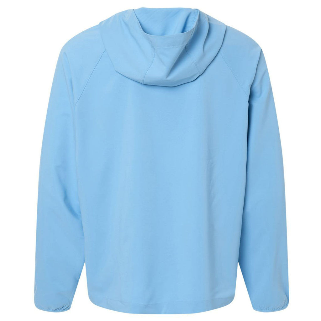 Core 365 Men's Columbia Blue UltraUVP Shoreline Long Sleeve Hooded Pullover