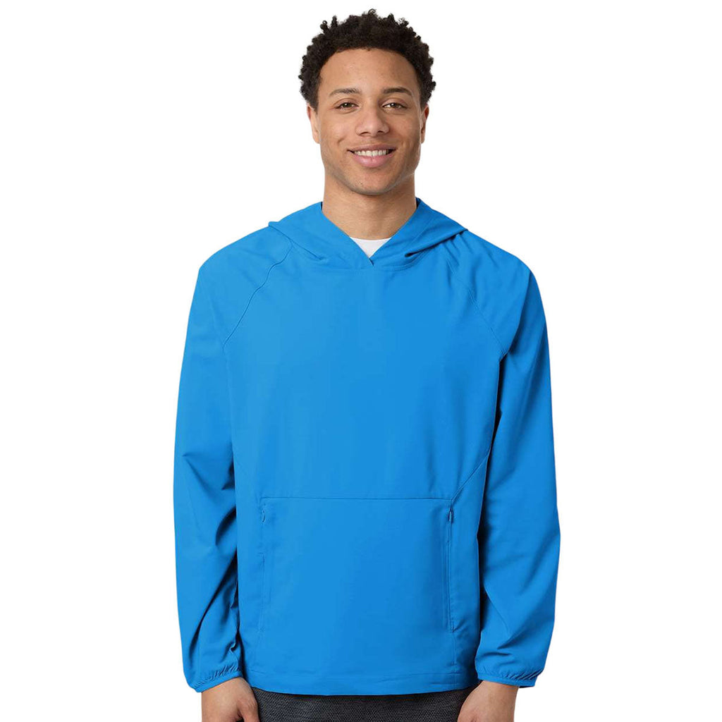 Core 365 Men's Electric Blue UltraUVP Shoreline Long Sleeve Hooded Pullover
