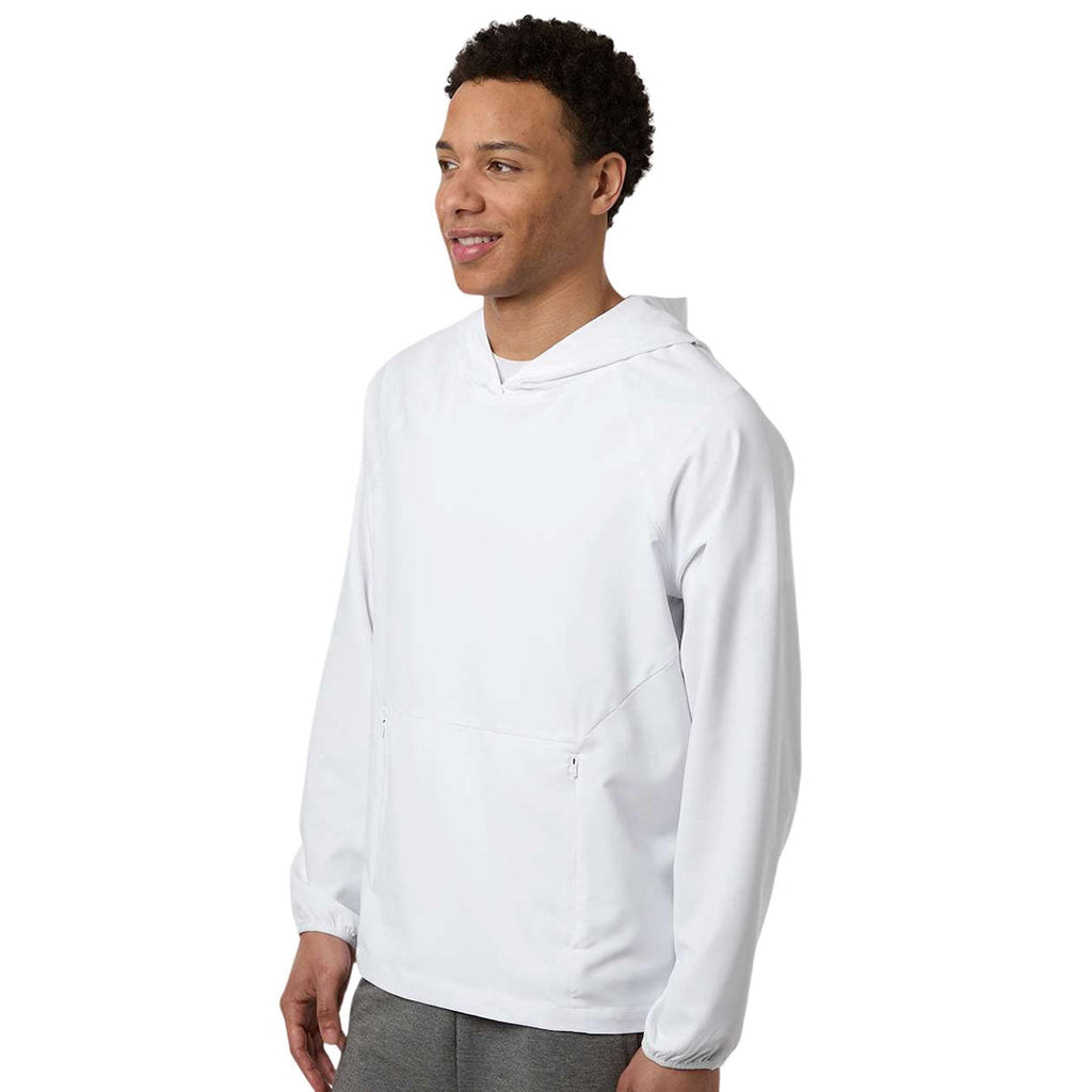 Core 365 Men's White UltraUVP Shoreline Long Sleeve Hooded Pullover