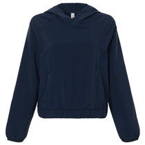Core 365 Women's Classic Navy UltraUVP Shoreline Long Sleeve Hooded Pullover