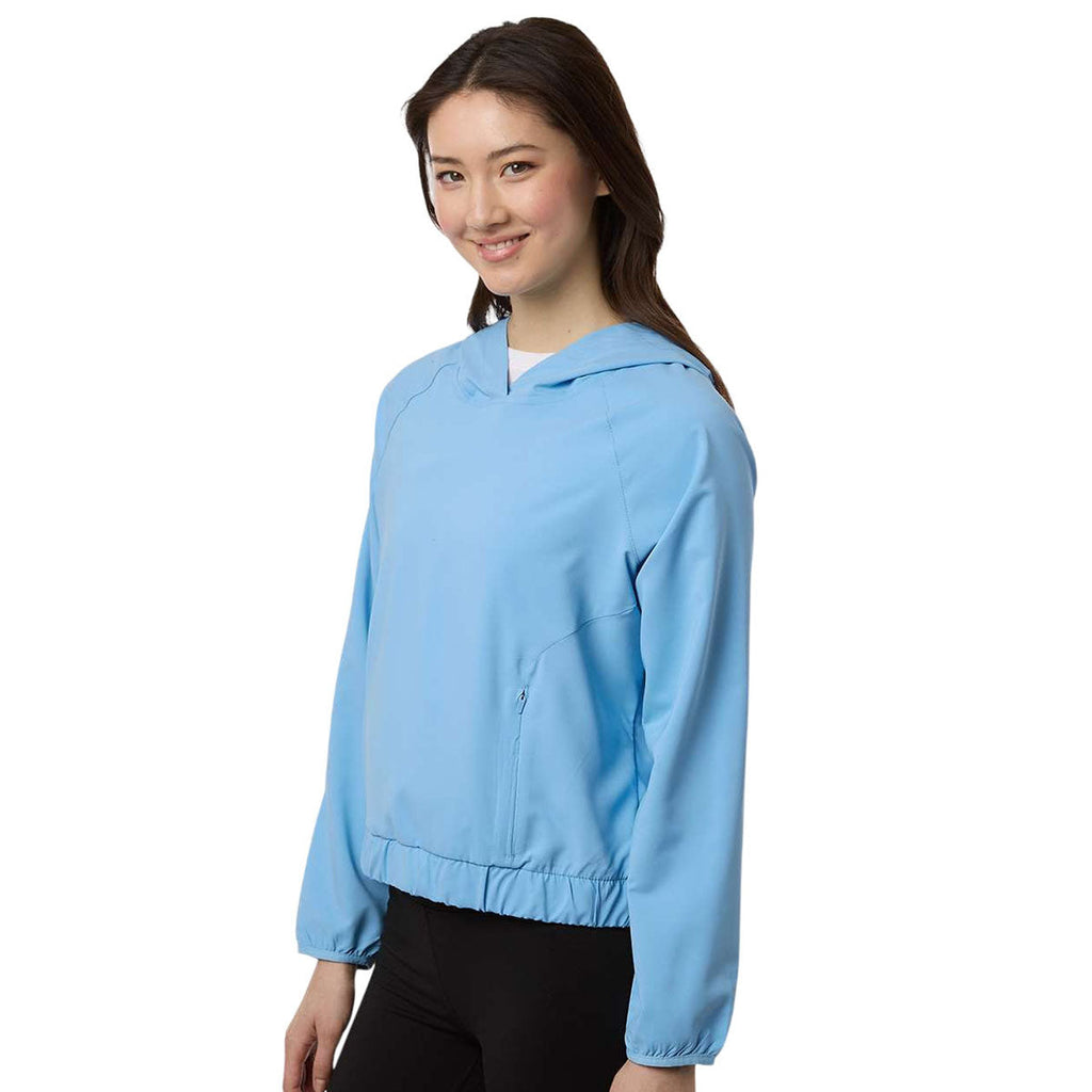 Core 365 Women's Columbia Blue UltraUVP Shoreline Long Sleeve Hooded Pullover