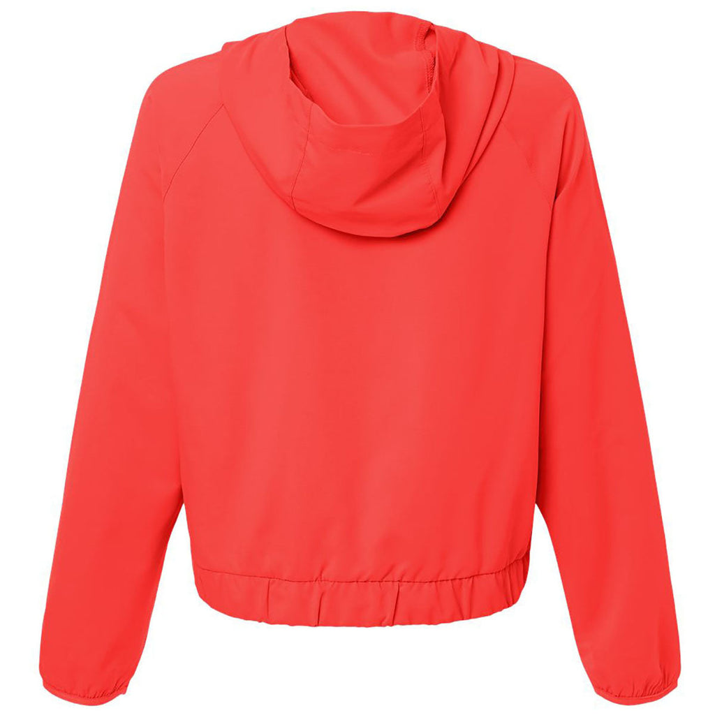 Core 365 Women's Marina Red UltraUVP Shoreline Long Sleeve Hooded Pullover