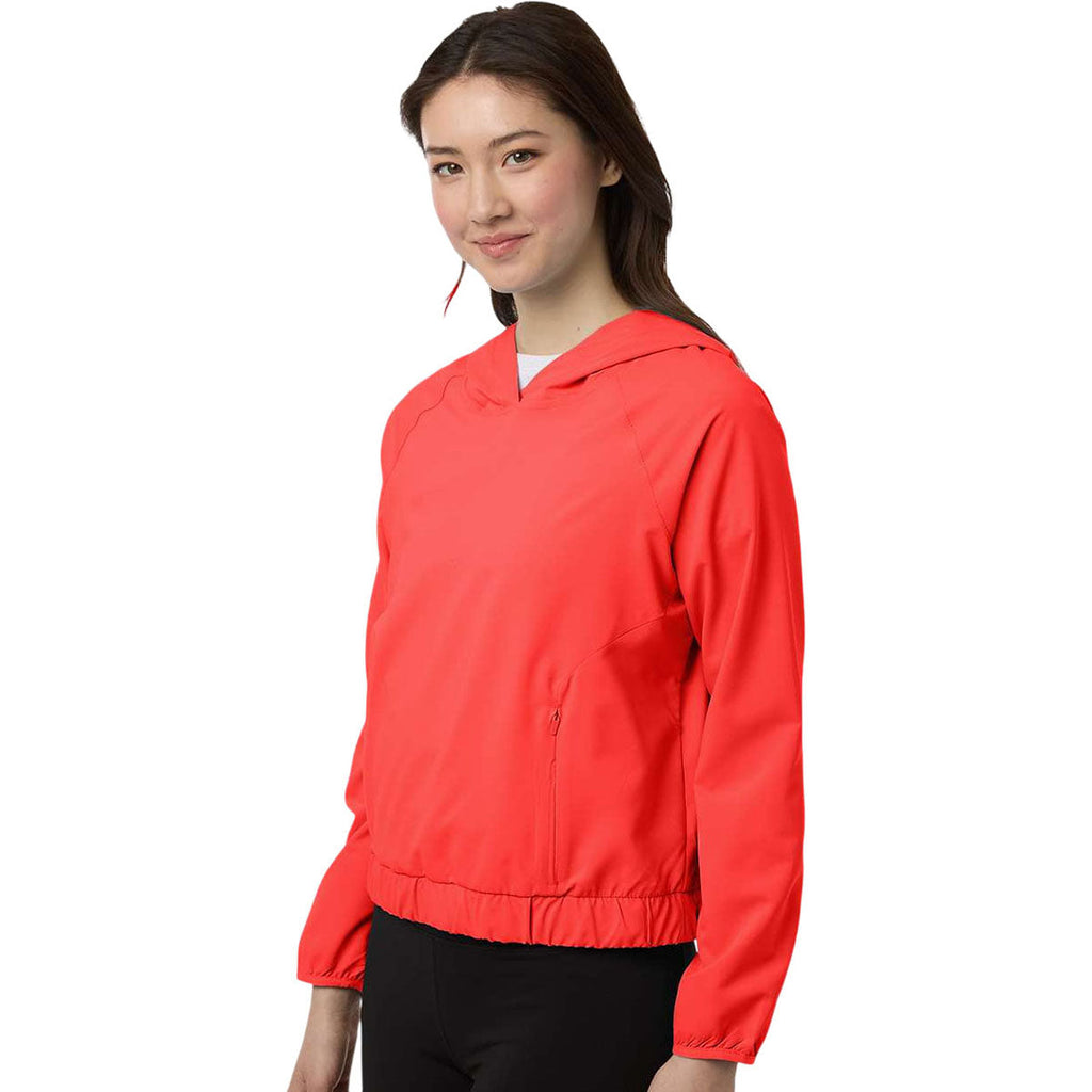 Core 365 Women's Marina Red UltraUVP Shoreline Long Sleeve Hooded Pullover
