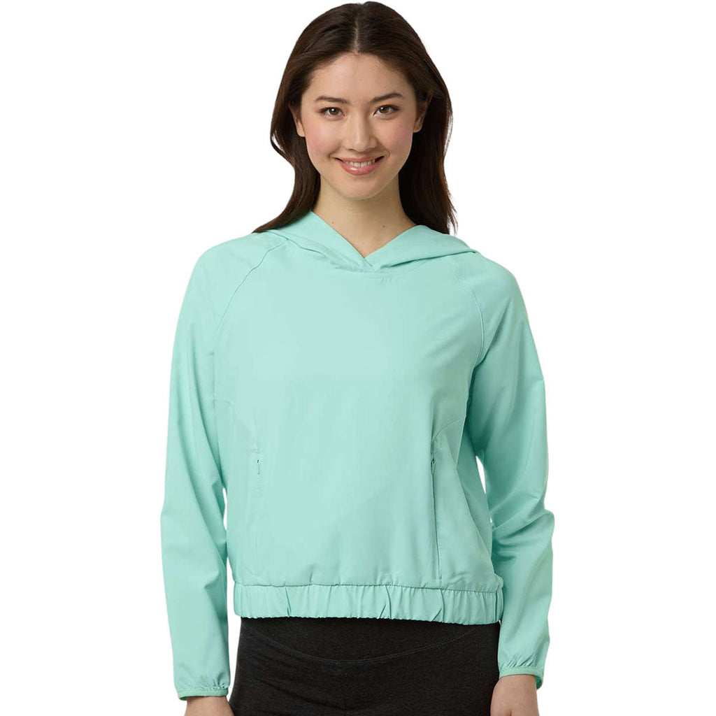 Core 365 Women's Sea Glass UltraUVP Shoreline Long Sleeve Hooded Pullover