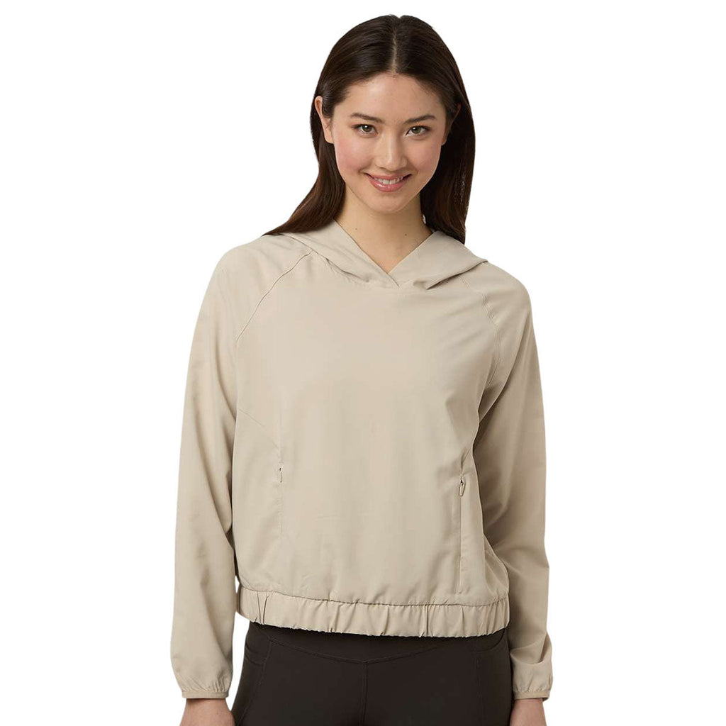Core 365 Women's Stone UltraUVP Shoreline Long Sleeve Hooded Pullover