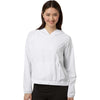 Core 365 Women's White UltraUVP Shoreline Long Sleeve Hooded Pullover