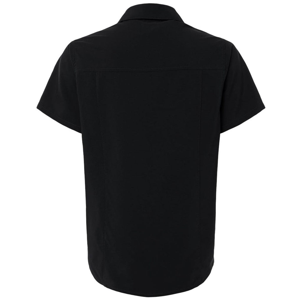 Core 365 Women's Black UltraUVP Shoreline Short Sleeve Staff Shirt