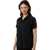 Core 365 Women's Black UltraUVP Shoreline Short Sleeve Staff Shirt