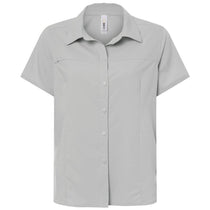 Core 365 Women's Platinum UltraUVP Shoreline Short Sleeve Staff Shirt