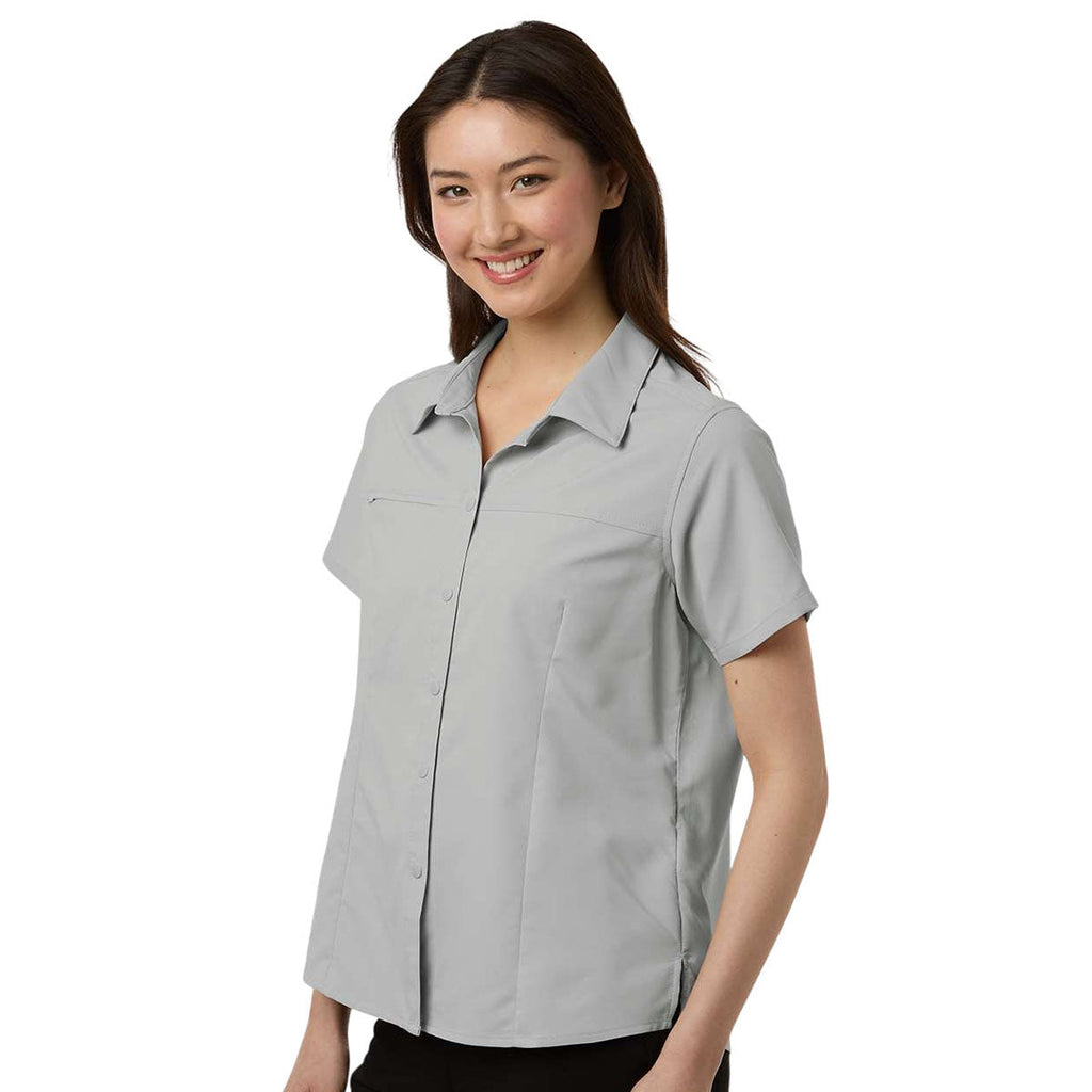 Core 365 Women's Platinum UltraUVP Shoreline Short Sleeve Staff Shirt