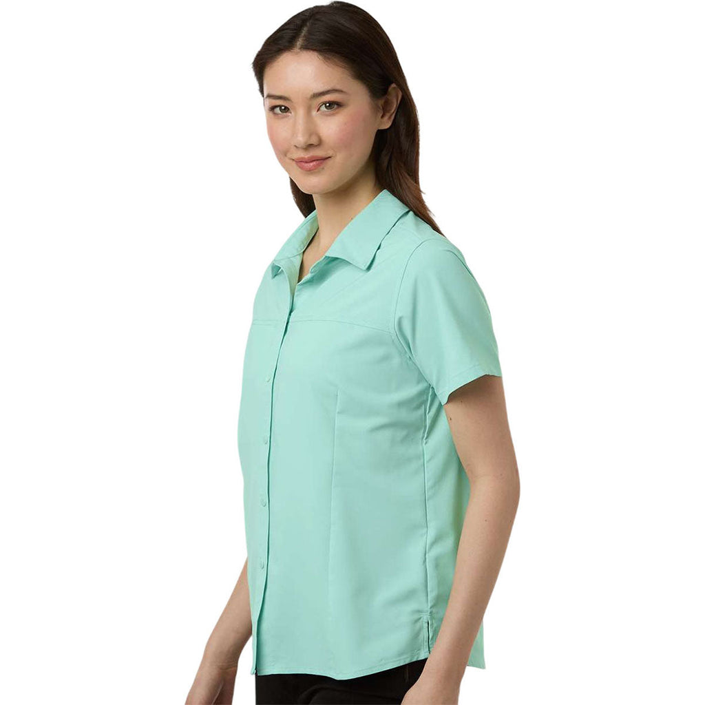 Core 365 Women's Sea Glass UltraUVP Shoreline Short Sleeve Staff Shirt