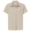 Core 365 Women's Stone UltraUVP Shoreline Short Sleeve Staff Shirt