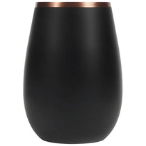 Snowfox Black 12 oz. Vacuum Insulated Grand Pinot Wine Glass