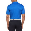 Callaway Men's Lapis Blue All Over Stitched Chevron Polo