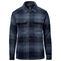 Stormtech Men's Midnight/Dusk Plaid Highland Sherpa Lined Plaid Jacket