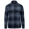 Stormtech Men's Midnight/Dusk Plaid Highland Sherpa Lined Plaid Jacket