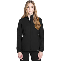 Cherokee Women's Black 2-Pocket Zip Front Jacket