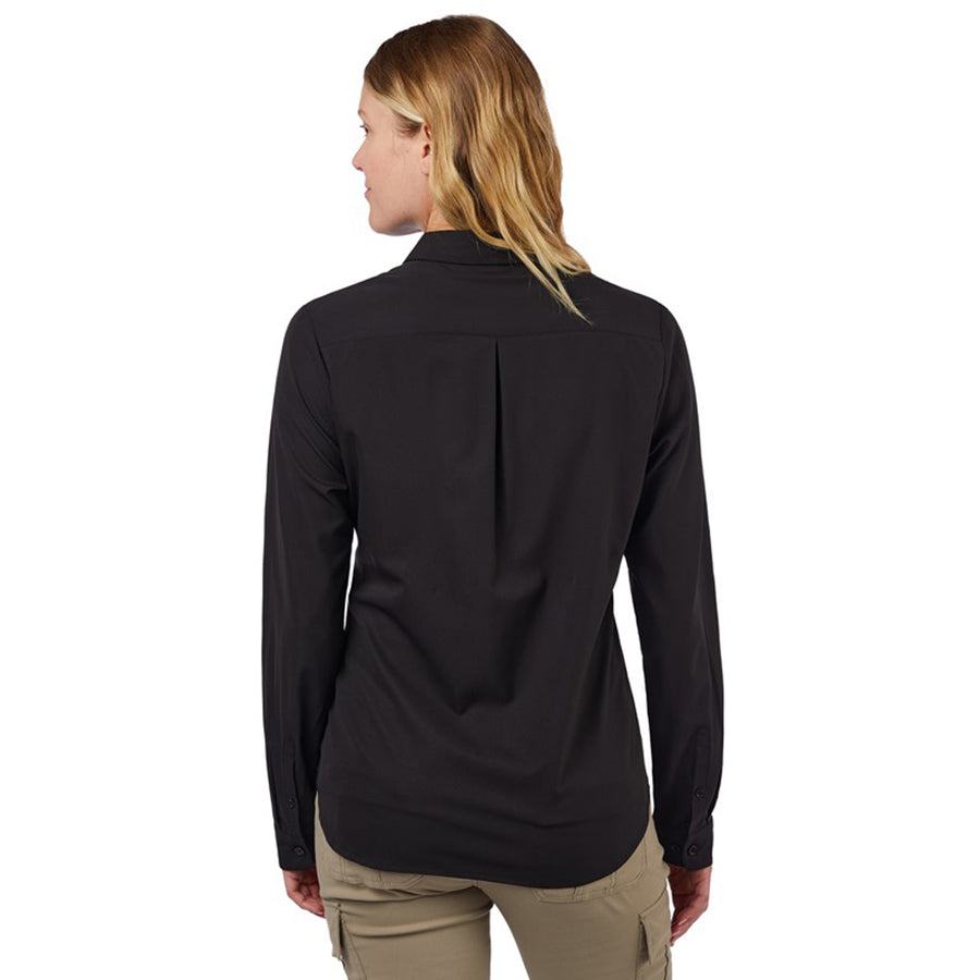 Landway Women's Black Ace Performance Button-Down Shirt