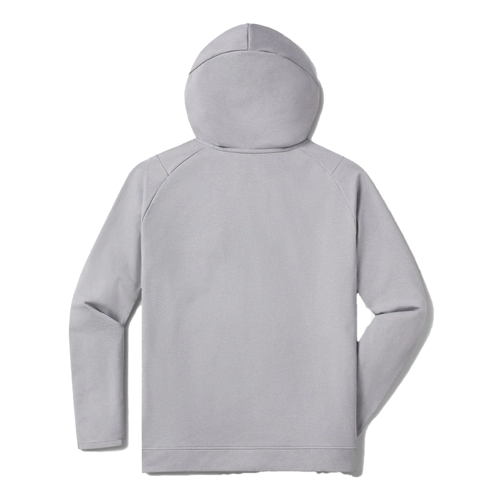 UNRL Men's Heather Gray Crossover Half-Zip Hoodie