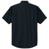 CornerStone Men's Navy Blue Short Sleeve Select Ripstop Shirt