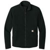 Carhartt Men's Black Textured Full-Zip Fleece Jacket